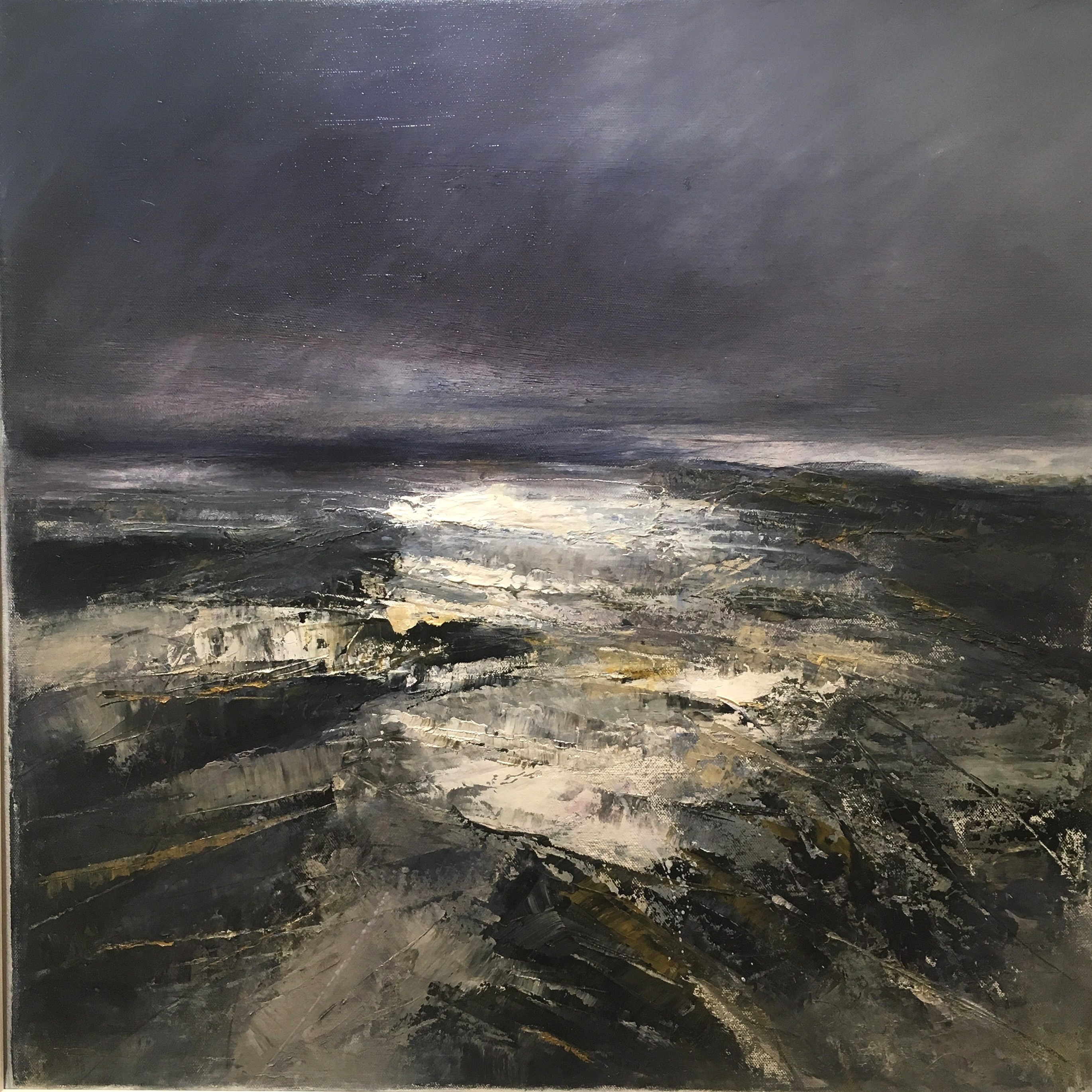 'On the Rocks, North Sea' by artist Elaine Cunningham